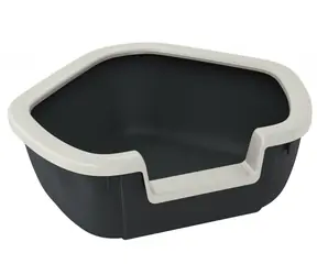 Ferplast WC DAMEN / 57,5 x 51,5 x 22 cm und ein abgesenkter Eingang 14,5 cm hoch