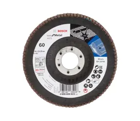 BOSCH X571 Best for Metal 2608606923 / Lamellenschleifscheibe / Körnung 60 / 125 x 22,23 mm