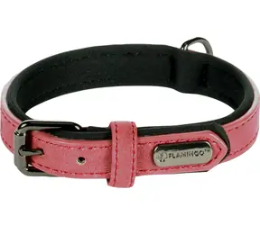 Flamingo Delu Halsband mit Neoprenpolsterung rot XS/S