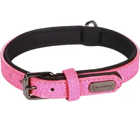 Flamingo Leza Halsband mit Neoprenpolsterung rosa S