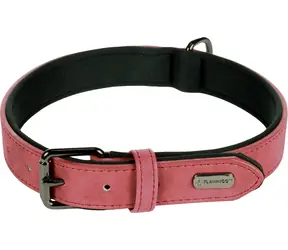 Flamingo Delu Halsband mit Neoprenpolsterung rot L