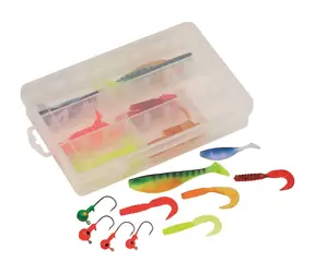Kinetic Rubber Bait Jig Kit Hecht/Zander/Barsch 32-tlg