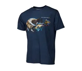 Savage Gear T-Shirt Cannibal Tee Blau L