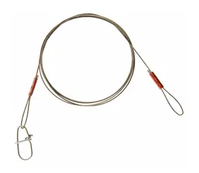 Cormoran Lanko 7x7 Drahtvorfachschlaufe und Corlock- Snap 13kg 60cm 2St