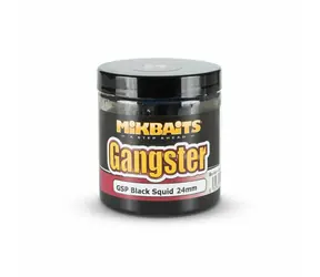 Mikbaits Boilies im Dip Gangster GSP Black Squid 250ml 24mm