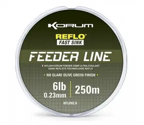 KORUM Line Feederschnur 250m 0,23mm 6lb