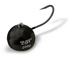 Black Cat Jigkopf Fire-Ball 200g Schwarz