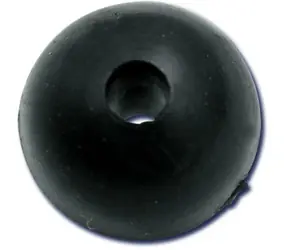 Black Cat Rubber Shock Bead 10mm 10Stk