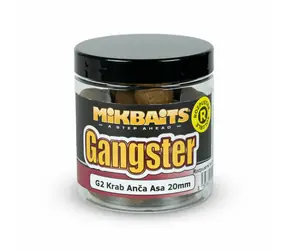 Mikbaits Lösliche Boilies Gangster G2 Crab Anchovy Asa 250 ml 20 mm