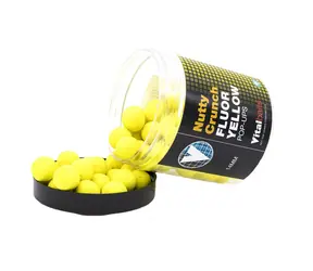 Vitalbaits Pop UP Nutty Crunch Fluor Yellow 80g 18mm