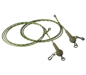 Zusätzliches Karpfen-Montageblei-Kernsystem mit Sicherheitshülsen, 60 cm