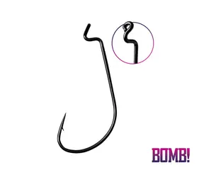 Delphin Hook BOMBE! D-Shot Offs Wurm Größe 2 5St