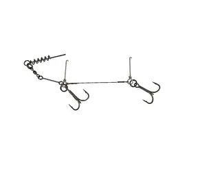 Savage Gear Rig 1x7 Titanium Corkscrew Stinger Größe 1/0 23kg