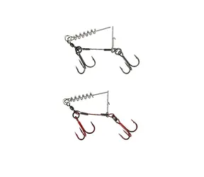 Savage Gear Rig Carbon49 Corkscrew Stinger 2x Größe 1 23kg 2St