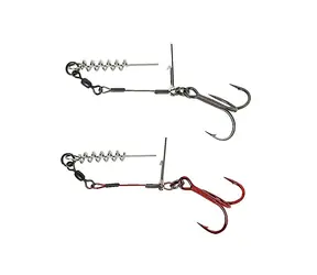 Savage Gear Rig Carbon49 Corkscrew Stinger Größe 3/0 31kg 2St