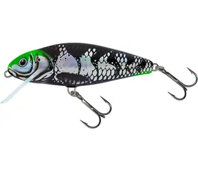 Salmo Wobler Barsch DR 8cm Holo Dunkelgrüner Kopf