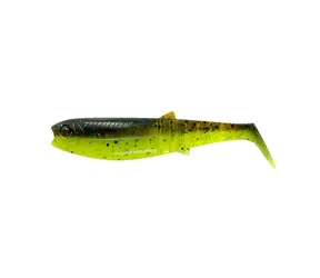 Savage Gear Gummiköder Cannibal Shad 12,5 cm 20 g Chartreuse Pumpkin 4 Stück