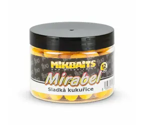 Mikbaits Fluo Boilies Mirabel Zuckermais 150 ml 12 mm