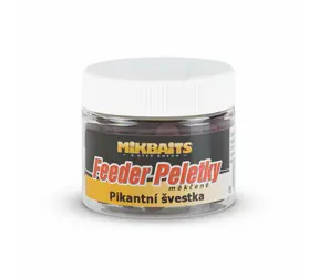 Mikbaits Weiche Futterpellets, würzige Pflaume, 50 ml
