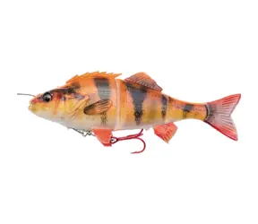 Savage Gear Gummiköder 4D Line Thru Barsch 23 cm SS 145 g Albino