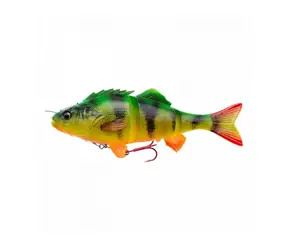 Savage Gear Gummiköder 4D Line Thru Perch 23cm SS 145g Firetiger