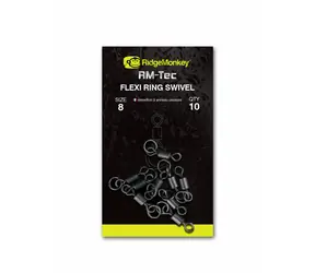 RidgeMonkey Connexion Flexi Ring Wirbel Größe 8 10 Stk