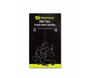 RidgeMonkey Connexion Flexi Ring Wirbel Größe 11 10 Stück