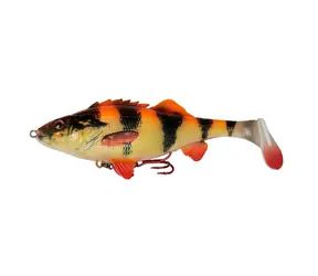 Savage Gear Gummiköder 4D Perch Shad 17,5 cm 75 g SS Albino