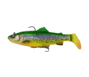 Savage Gear Gummiköder 4D Trout Rattle Shad 12,5 cm 35 g MS Fire Trout