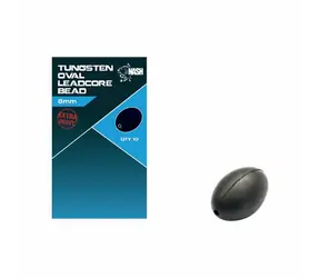 Nash Tungsten Oval Leadcore Perlen 8mm 10Stk