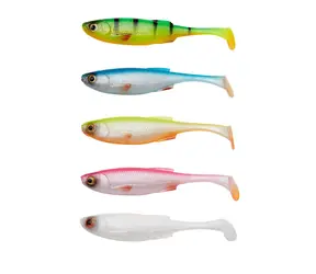 Savage Gear Gummiköder Craft Shad 8,8 cm 4,6 g Dark Water Mix 5 Stück
