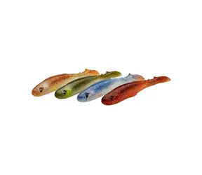 Savage Gear Gummiköder Slender Scoop Shad 13 cm 12 g Klarwassermischung 4 Stück