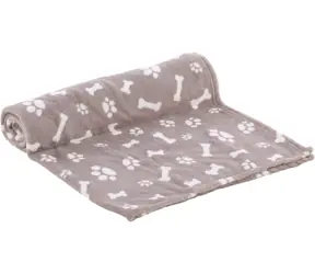 Flamingo Zuma Fleecedecke Würfel/Packy Beige 150x100cm