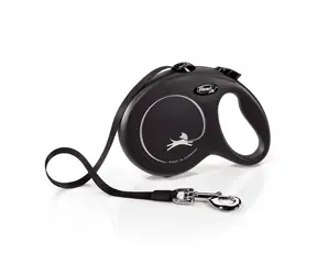 Flexi New Classic L 5m/50kg schwarz / Leine