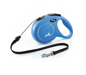 Flexi New Classic M 8m/20kg blau / Leine