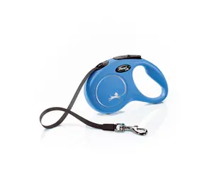 Flexi New Classic S 5m/15kg blau / Leine