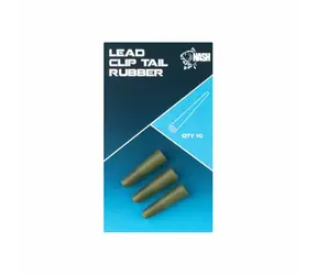 Nash Disguise Lead Clip Tail Rubber 10 Stk