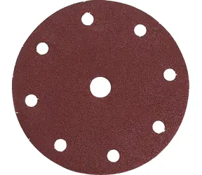 Makita P-31918 / Schleifpapier für Holz | Metall | Stein / Körnung K40 / Durchmesser 150 mm / 9 Löcher / 10 Stk