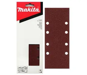 Makita P-36011 / Schleifpapier für Holz & Metall / K120 / Maße 230x93 mm / perforiert / 10 Stk