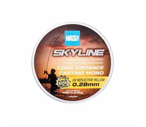 Nash Vlasec Skyline Mono UV Gelb 1000 m 0,26 mm 3,62 kg