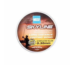 Nash Vlasec Skyline Mono UV Gelb 1000 m 0,35 mm 6,8 kg