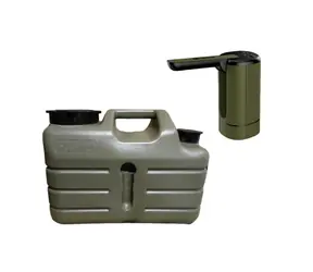 Holdcarp Set Kanister+automatischer Wasserhahn SMART Wiederaufladbarer Wasserhahn+Cubic Water Carrier 11l