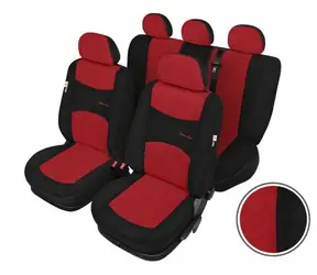 SIXTOL Autoplanen SPORT LINE+ Standard | rot schwarz