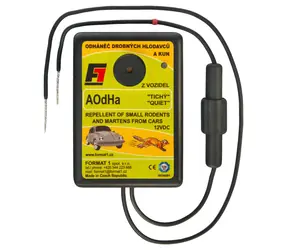 Format1 AOdHa/t - Leiser Marder- und Mäusevertreiber für Autos / 12 V