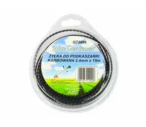 GEKO Mähfaden 2,4 mm 15 m / Wellenprofil / Nylon