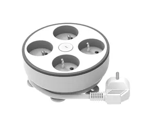 Solight 4z Verlängerungskabel 2m weiß / 4 Steckdosen / max. 2300W