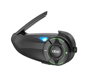 EJEAS Q8 Gegensprechanlage für Motorräder / Reichweite 1000 m / 230 h / IP67 