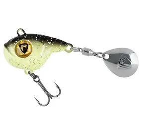 FOX Rage Lure Big Eye Spin Tail 14g Schwarz & Gold