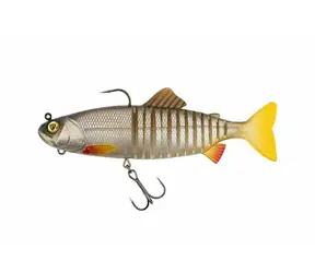 FOX Rage Rubber Lure Replicant Jointed 15cm 60g Silver Ghost