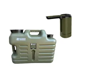 Holdcarp Set Kanister+automatischer Wasserhahn SMART Wiederaufladbarer Wasserhahn+Kubischer Wasserbehälter 18l